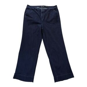 Susan Graver Jeans Flare Stretch Womens Sz 20W Dark Wash